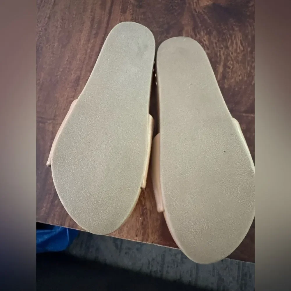 BEEK GALLITO HONEY LEATHER SLIDE SHOES